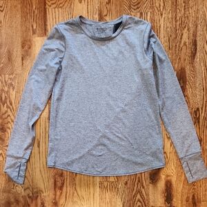 Athleta Heather Gray Long Sleeve Top